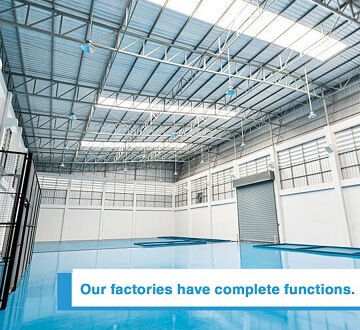 Our factories and warehouses have complete functions.